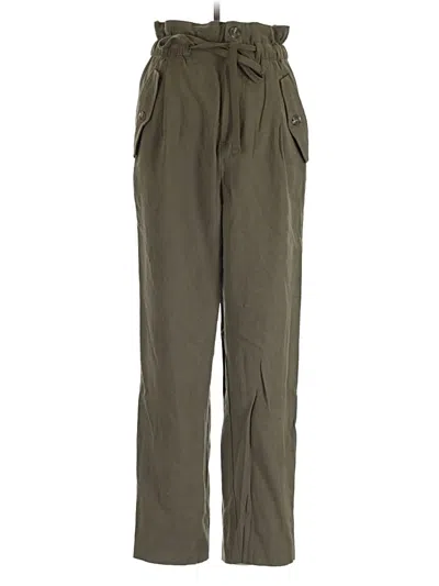 Pre-owned H&m Casual Pants In Green