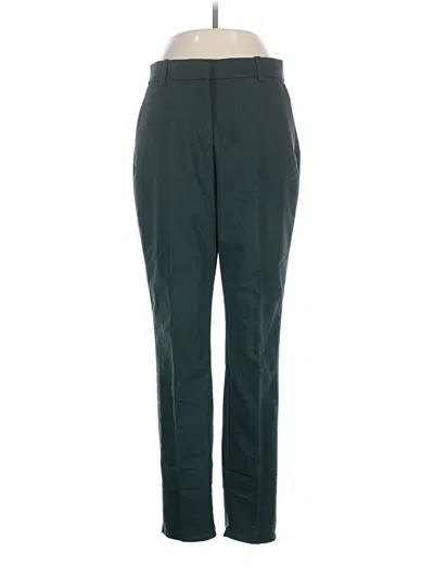 Pre-owned H&m Casual Pants In Green