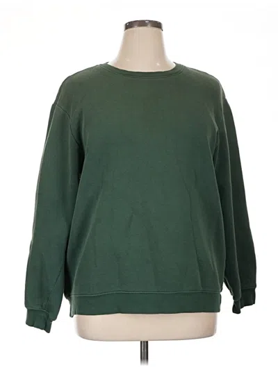 Pre-owned H&m Casual Pants In Green