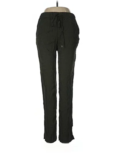 Pre-owned H&m Casual Pants In Green