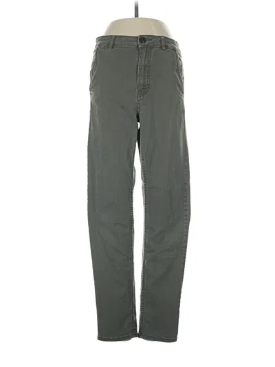 Pre-owned H&m Casual Pants In Green