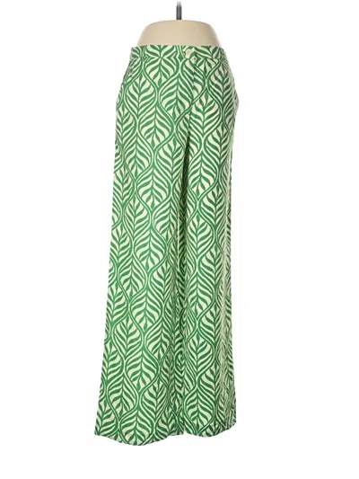 Pre-owned H&m Casual Pants In Green