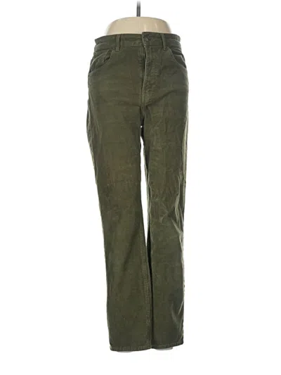 Pre-owned H&m Casual Pants In Green