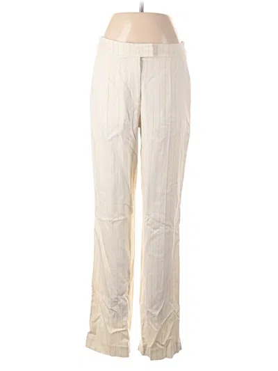 Pre-owned H&m Casual Pants In Ivory