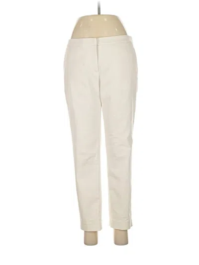 Pre-owned H&m Casual Pants In Ivory