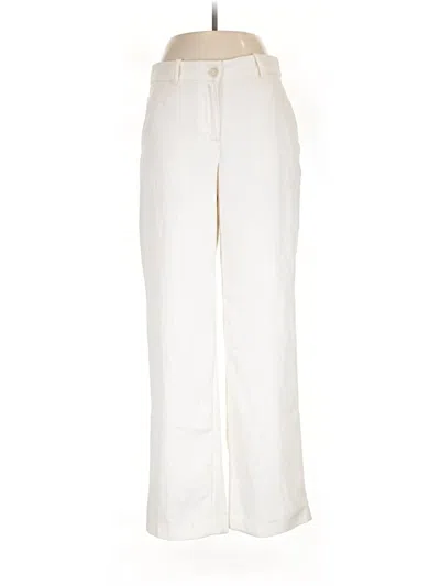 Pre-owned H&m Casual Pants In Ivory