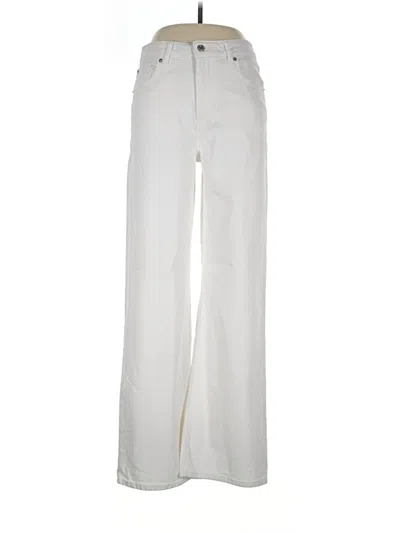 Pre-owned H&m Casual Pants In Ivory