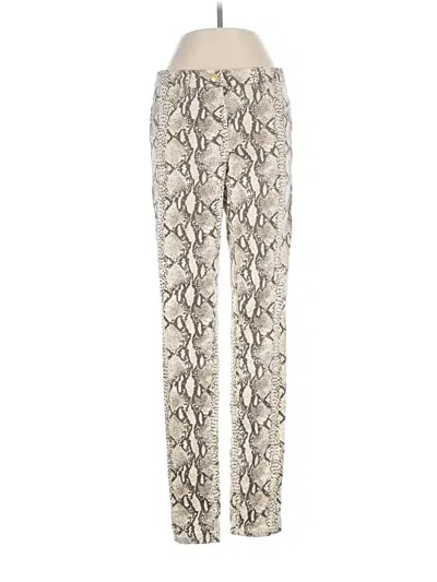 Pre-owned H&m Casual Pants In Ivory