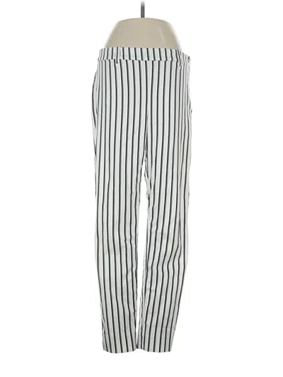 Pre-owned H&m Casual Pants In Ivory