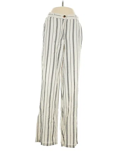 Pre-owned H&m Casual Pants In Ivory