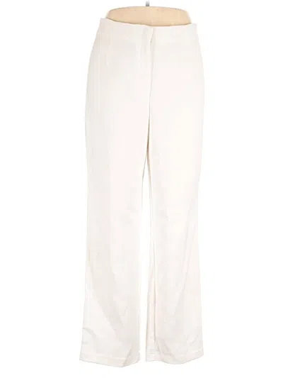 Pre-owned H&m Casual Pants In Ivory