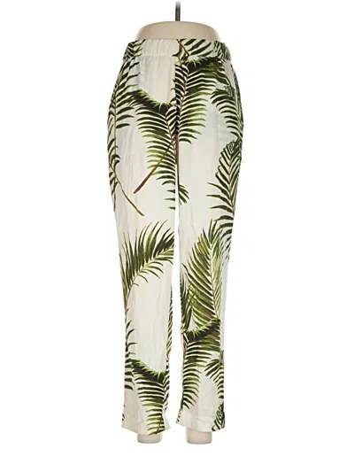 Pre-owned H&m Casual Pants In Ivory