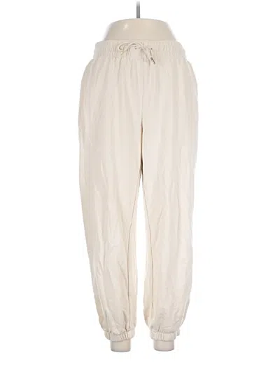 Pre-owned H&m Casual Pants In Ivory
