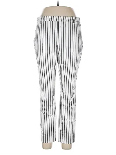 Pre-owned H&m Casual Pants In Silver