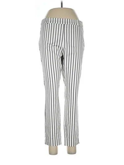 Pre-owned H&m Casual Pants In Silver
