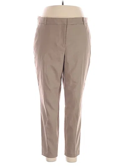 Pre-owned H&m Casual Pants In Tan
