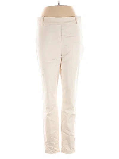 Pre-owned H&m Casual Pants In White