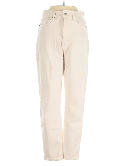 Pre-owned H&m Casual Pants In White