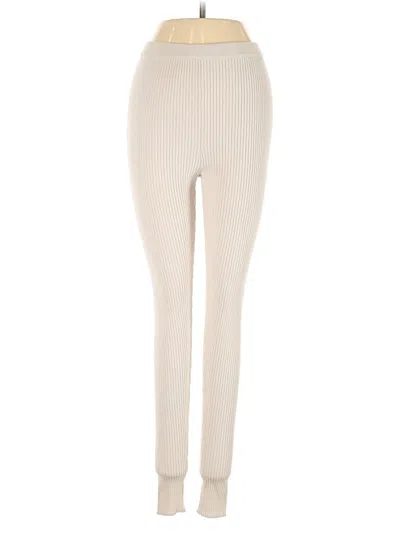 Pre-owned H&m Casual Pants In White