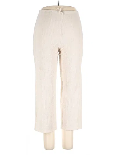 Pre-owned H&m Casual Pants In White