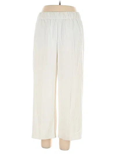 Pre-owned H&m Casual Pants In White