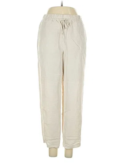 Pre-owned H&m Casual Pants In White