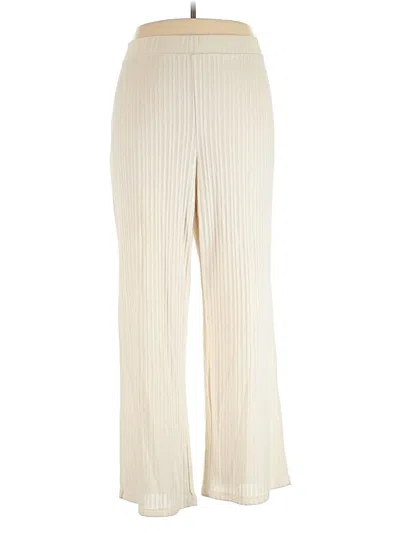 Pre-owned H&m Casual Pants In White