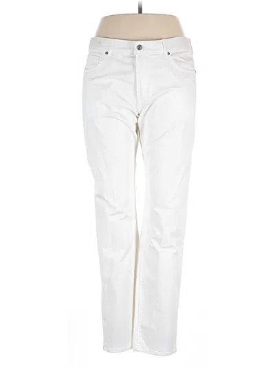 Pre-owned H&m Casual Pants In White