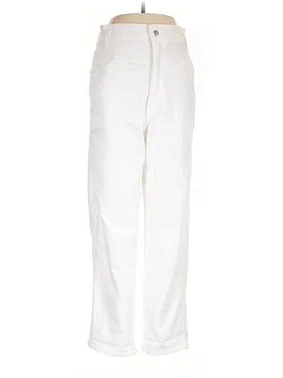 Pre-owned H&m Casual Pants In White