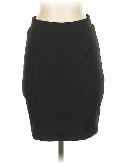 Pre-owned H&m Casual Skirt In Black