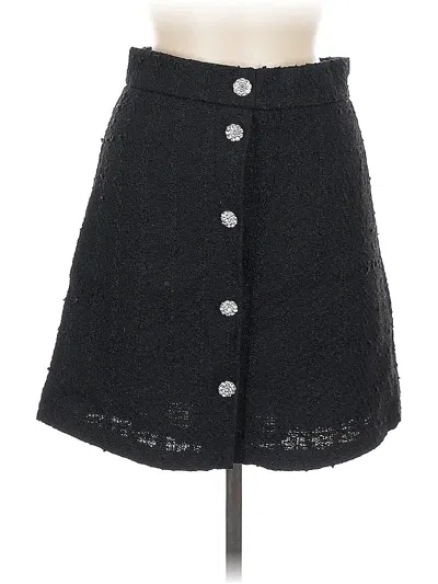 Pre-owned H&m Casual Skirt In Black