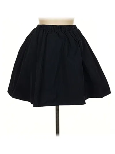 Pre-owned H&m Casual Skirt In Black