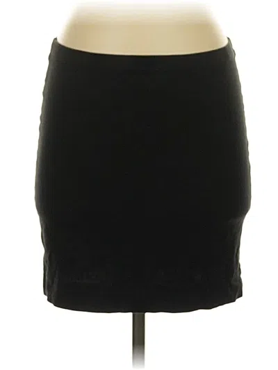 Pre-owned H&m Casual Skirt In Black
