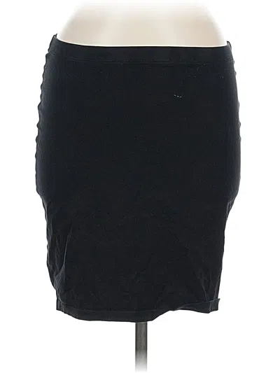 Pre-owned H&m Casual Skirt In Black