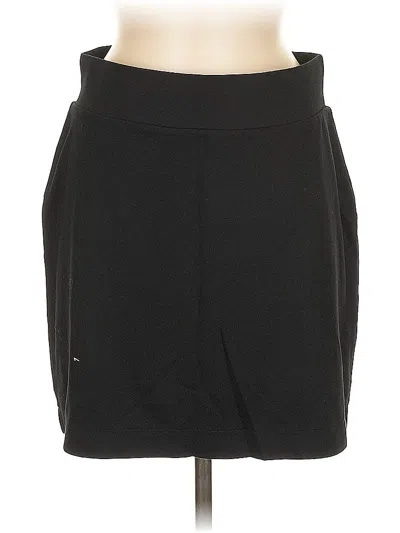 Pre-owned H&m Casual Skirt In Black