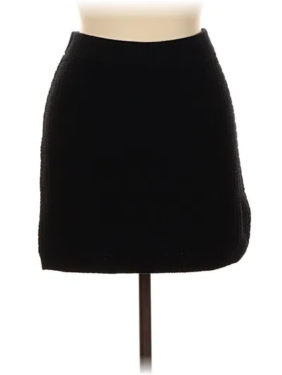 Pre-owned H&m Casual Skirt In Black