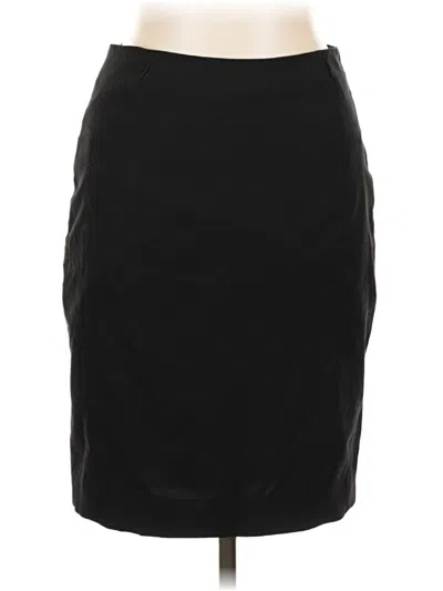 Pre-owned H&m Casual Skirt In Black