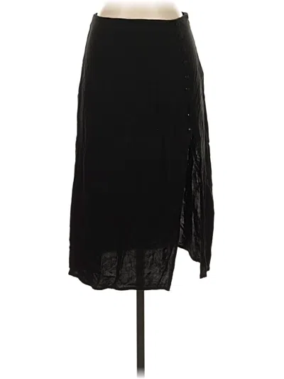 Pre-owned H&m Casual Skirt In Black