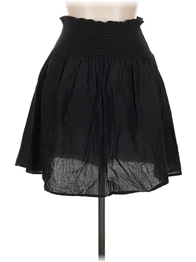 Pre-owned H&m Casual Skirt In Black