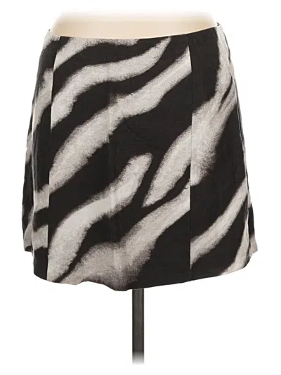 Pre-owned H&m Casual Skirt In Black