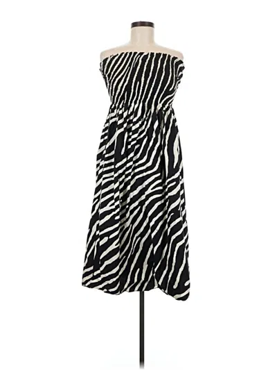 Pre-owned H&m Casual Skirt In Black