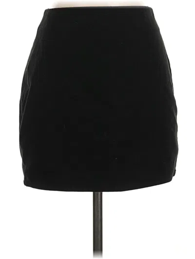 Pre-owned H&m Casual Skirt In Black