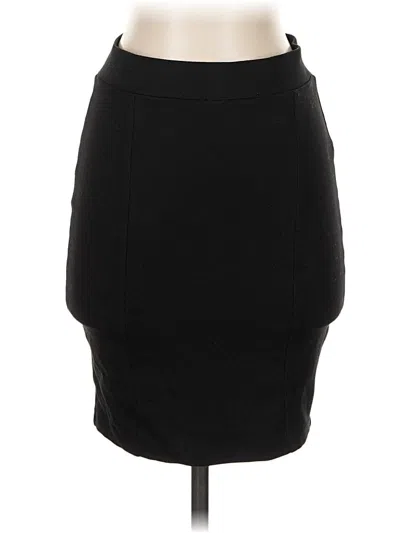 Pre-owned H&m Casual Skirt In Black