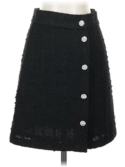 Pre-owned H&m Casual Skirt In Black