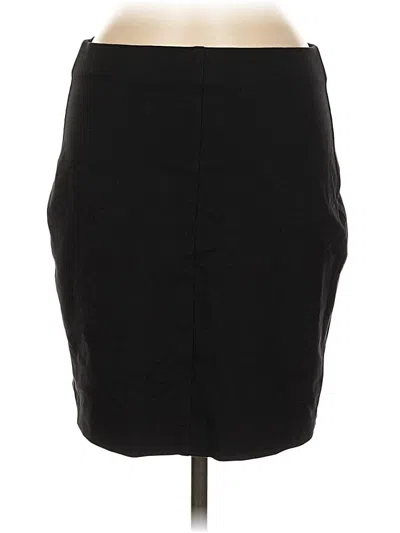 Pre-owned H&m Casual Skirt In Black