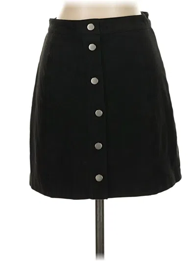 Pre-owned H&m Casual Skirt In Black