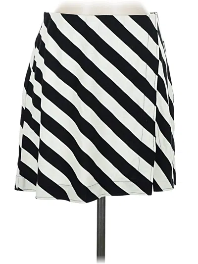 Pre-owned H&m Casual Skirt In Black