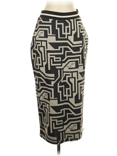 Pre-owned H&m Casual Skirt In Black