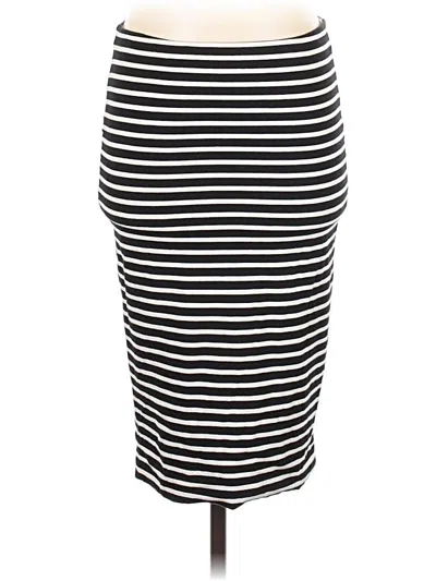Pre-owned H&m Casual Skirt In Black