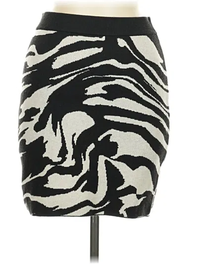 Pre-owned H&m Casual Skirt In Black